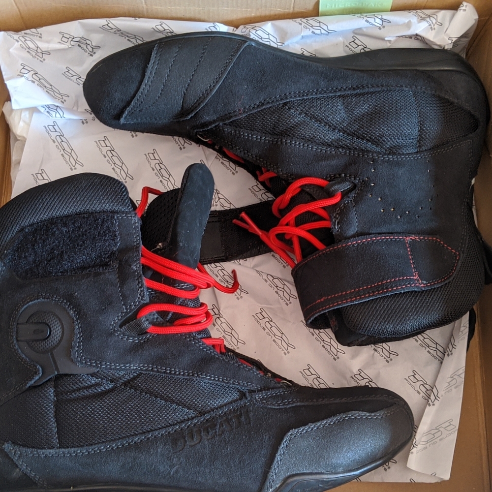 TCX Ducatti riding boots